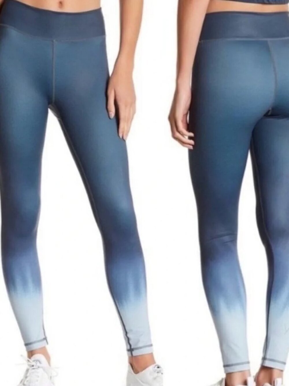 Vie Active Blue Ombre Leggings, Rockwell Twilight Ombre Leggings